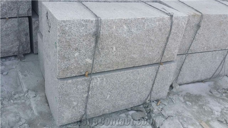 G341 Light Grey Granite Natural Surface Wall Stones for Retaining Wall for North Europe