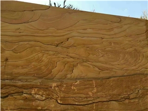 Yunnan Yellow Timber Sandstone Pool Coping Paving Tiles Slabs Honed Surface