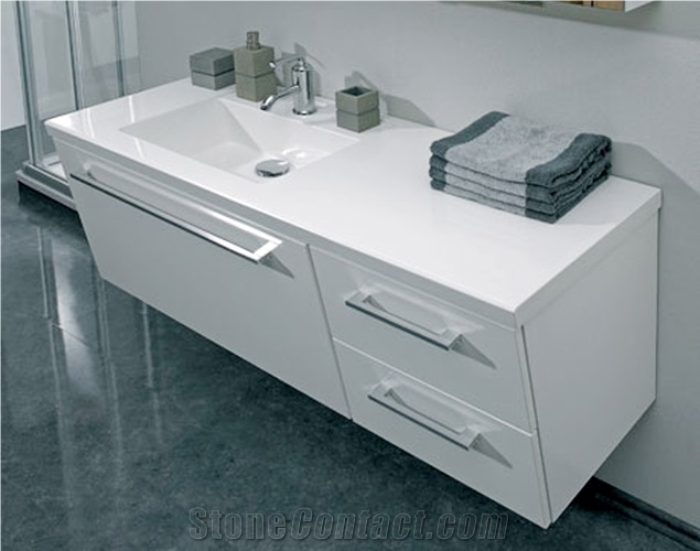 Engineered Quartz Composite Stone Bathroom Sinks from ...