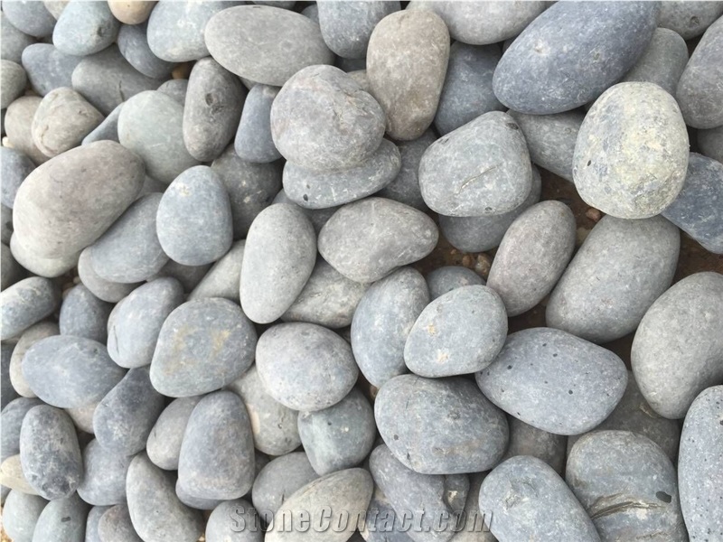 Cheap Price Nature Unpolished Grey Stone Pebbles