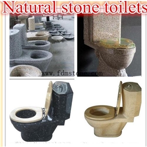Black Granite Stone Toilet,Decorative Stone Bathroom Toilet Seats