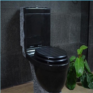 Black Granite Stone Toilet,Decorative Stone Bathroom Toilet Seats