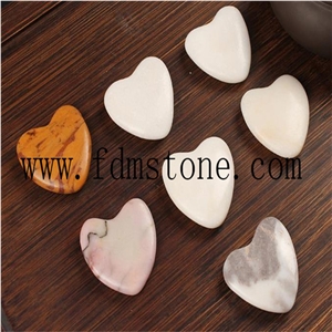 Stone Decoration Arts and Crafts ,Semi-Precious Stones Hearts