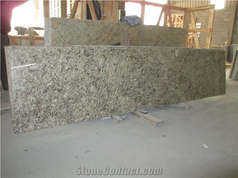 Giallo Oranmental Granite Countertops, Yellow Granite Countertops