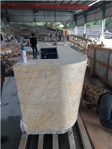 Golden Spider Marble Tops, Table Tops, Reception Tops, Good Quality Reception Desk