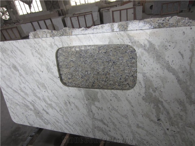 Sri Lanka Granite Andromeda White Granite Kitchen Countertop