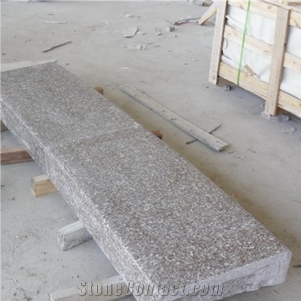 Chinese Cheap Popular Zhangpu Red Granite G648 Pink Polished Kerbstone Price, Bullnose/Round Edge Curbs/Kerbs Side Stone, Outdoor Exterior Natural Road Stone Use, Big Steps, Skirting, Quarry Owner