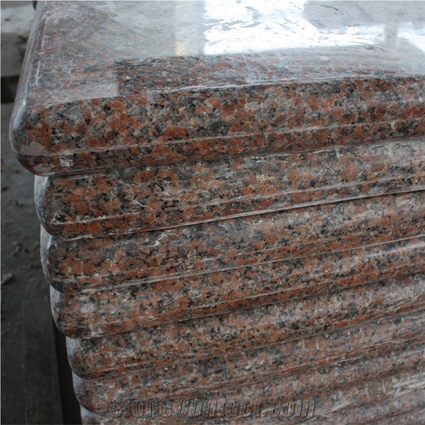 G562 Maple Red Granite Stairs/Maple Leaf Red Granite Stair/Maple Leaves Granite Stair Riser&Stair Treads/Mapple Red Granite Steps &Staircase