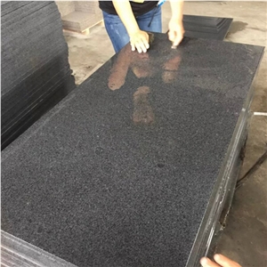 G654 Granite Stairs & Steps, Grey Granite Staircase/G654 Padang Black Polished Granite Stairs, Steps for Floor, with Anti Slip Beveled Edge, Staircase, Riser, Treads, Natural Building Stone Decoration