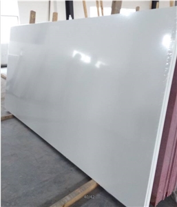 Pure White Quartzite Slabs,Quartzite Wall and Flooring Tiles