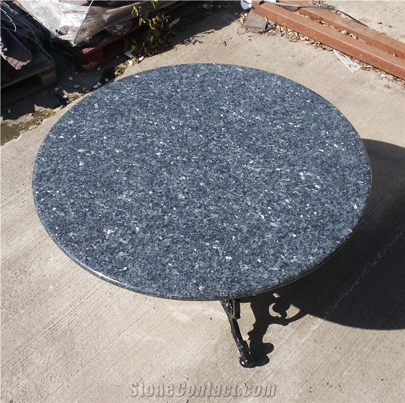 Round Table Tops,Bule Granite Solid Surface Table Tops