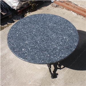 Round Table Tops,Bule Granite Solid Surface Table Tops