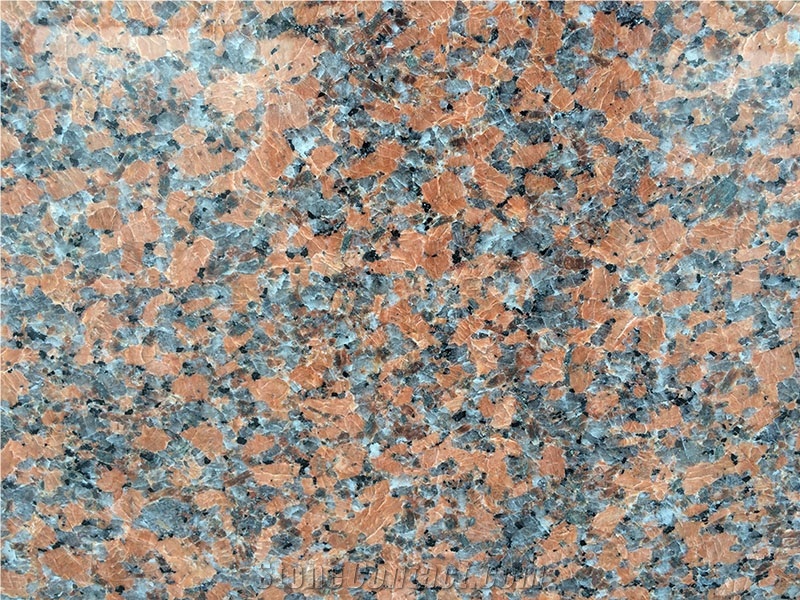 China Maple Red Granite G562 Slabs and Titles