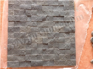 Hainan Grey Basalt Mosaic/Chinese Grey Basalt Mosaic/Mosaic/Natural Stone Mosaic/Honed