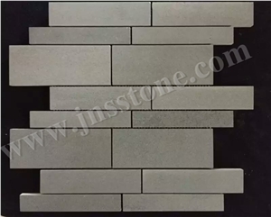 Hainan Grey Basalt Mosaic/Honed/Mosaic/Natural Stone Mosaic/Chinese Grey Basalt Mosaic