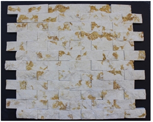 Sunny Gold Marble Mosaics,Natural Stone Mosaics,Wall Mosaic,Floor Mosaic,Mosaic Pattern