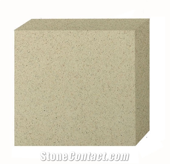 Beige Quartz Stone Slabs _p171012