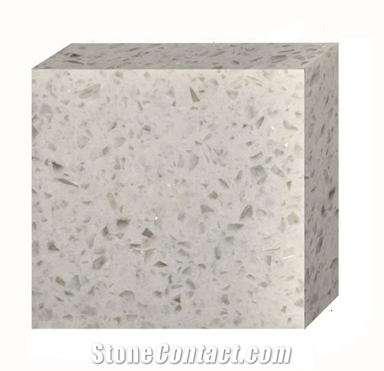 C178926 Grey Quartz Stone Slabs & Tiles, Engineered Stone