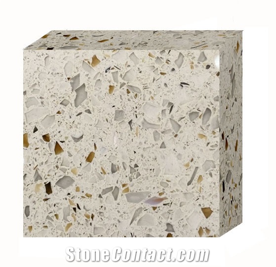 Seashell Quartz Stone Slabs _c178853