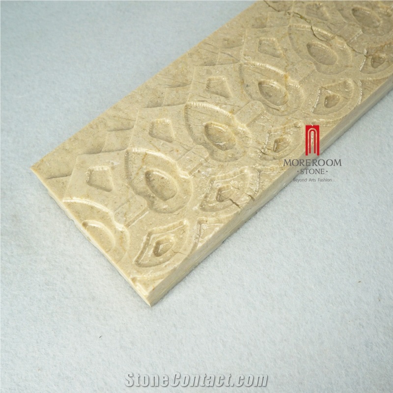 3d Composite Cappucino Marble Decors Border Design