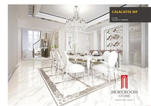 Big Size 900x1800mm Calacatta Porcelain Floor Tile