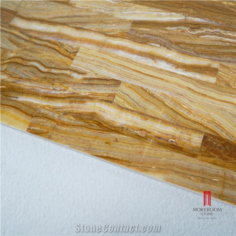 Brown Marble Laminated Panels Composite Brown Marble Tile