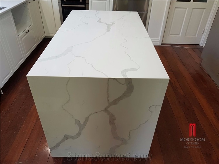 Calacatta White Quartz Stone Benchtop/Kitchen Countertop