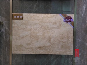 China Supplier Foshan Glazed Beige Egypt Travertine Look Like Porcelain Floor Tile