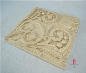 Cream Marfil Marble Composite Marble 3d Walling Tile