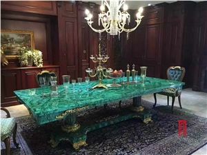 Foshan Composite Aluminum Honeycomb Malachite Tabletops