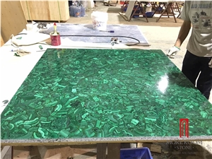 Foshan Composite Aluminum Honeycomb Malachite Tabletops