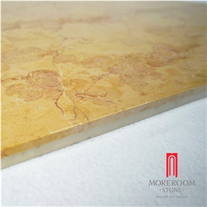 Golden Rose Thin Laminated Stone Tiles Flooring
