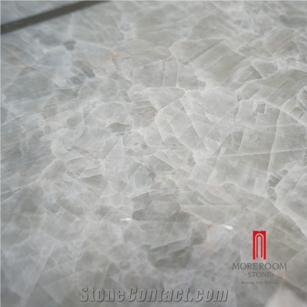Grey Onyx Laminate Stone Composite Marble Water Jet Pattern Tiles,Slabs