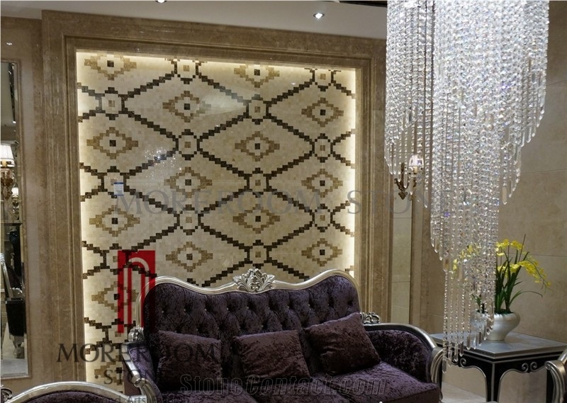 Marble Mosaic Design Background Wall Tiles