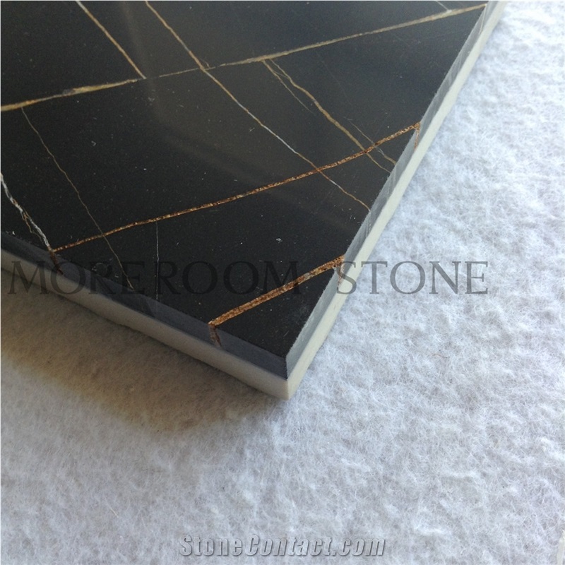 Tunisia Polished Marble Tile , Lightweight Lauren Gold Marble
