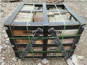 Chinese Rusty Slate Tile&Cut to Size/China Rust Slate Floor Tiles/Rusty Slate Wall Tiles/Slate Stone Flooring&Floor Covering/Slate Wall Covering&Wall Cladding/Rectangle Slate Pavers&Panel/Exterior