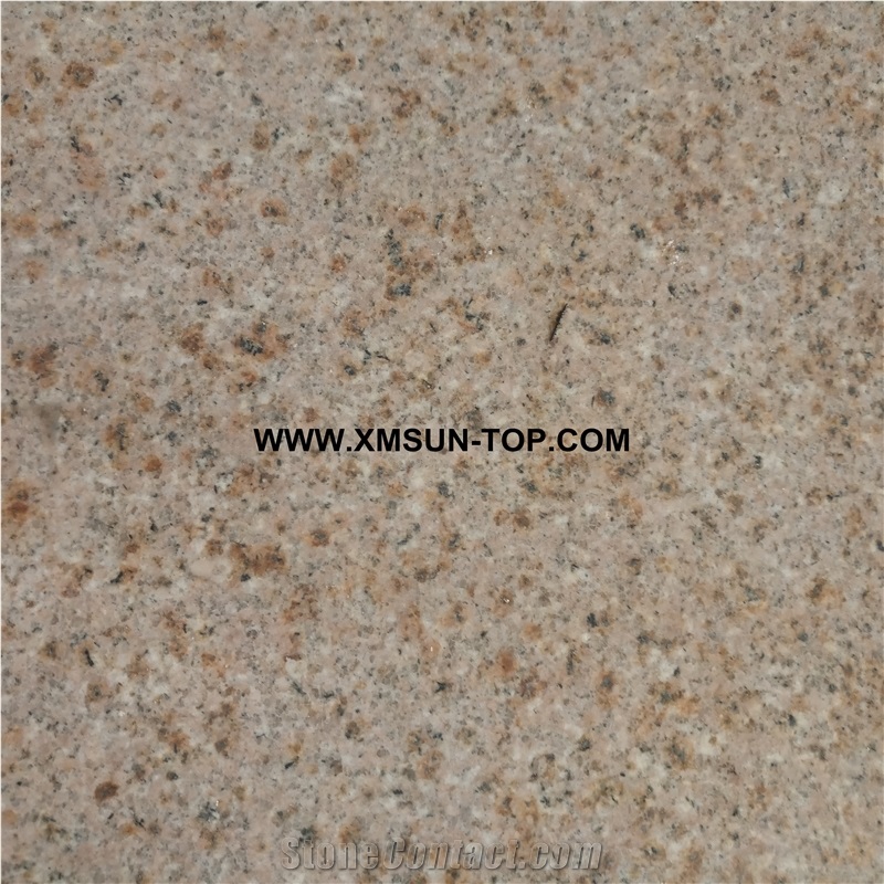 G682 Granite Kitchen Counter Top/Rusty Yellow Granite Bench Top/Golden Crystal Granite Worktops/China Gold Leaf Granite Bar Top/Golden Peach Granite Kitchen Top/Stone Kitchen Desk Top