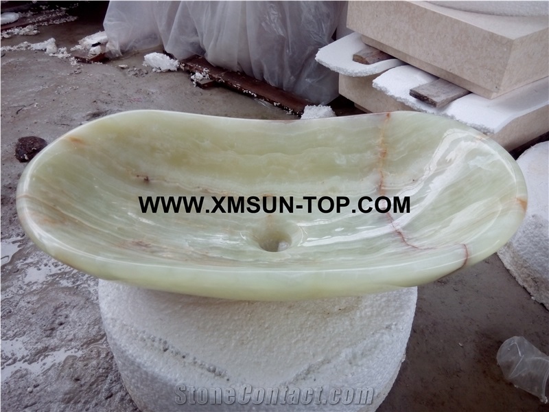 Green Onyx Kitchen Sinks&Basins/Viridis Onyx Stone Bathroom Sinks&Basin/Irregular Sinks&Basins/Natural Stone Basins&Sinks/Wash Basins/Interior Decorative