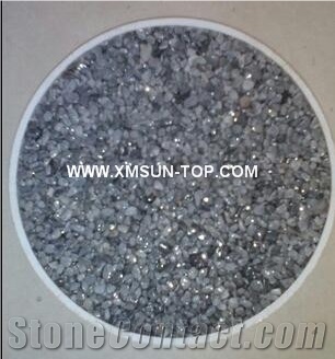 Light Grey Pebbles& Gravels with Glue/Grey White Polished Pebbles/Pebble River Stone/Gravels-Small Size for Decoration in Landscaping, Garden, Walkway