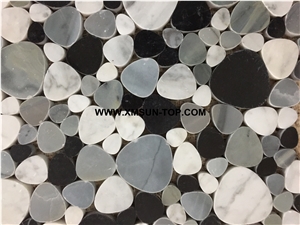 Multicolor Marble Mosaic/Mixed Color Stone Mosaic/Stone Mosaic/Wall Mosaic/Floor Mosaic/Interior Decoration/Customized Mosaic Tile/Mosaic Tile for Bathroom&Kitchen&Hotel Decoration
