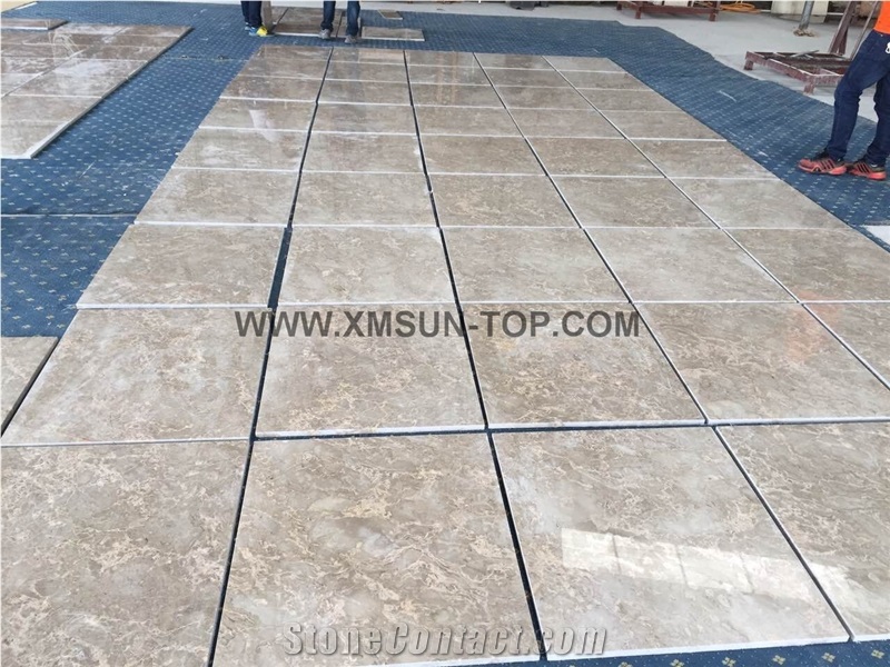 Polished Chinese Zahra Beige Marble Tiles&Cut to Size&Customized/Chinese Light Brown Marble Panel/Marble Pavers/ Marble for Wall Covering&Wall Cladding/Coffee Marble Marble Floor Covering Tile
