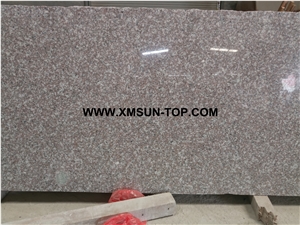Polished G664 Small Slab&Strip&Customized/Majestic Mauve Granite for Floor Covering/Luna Pearl Granite for Wall Cladding&Wall Covering/Tea Brown Granite Panel/China Ruby Red Slab/A Grade