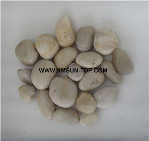 White River Stone&Pebbles /White Pebbles/Round Pebbles/Pebble for Landscaping Decoration/Wall Cladding Pebble/Flooring Paving Pebble