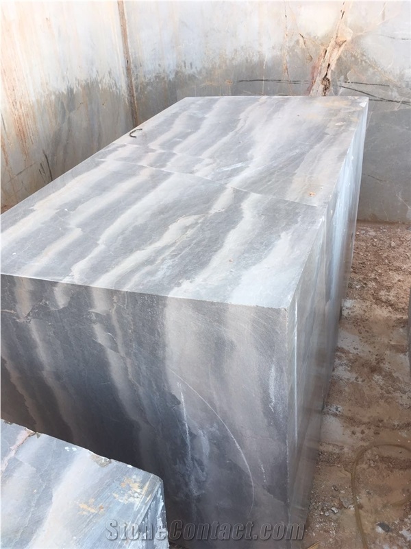 Seawave Grey Marble Block, Turkey Grey Marble