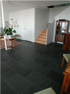 Brazilian Black Slate Floor Tiles