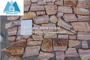 Yellow Sandstone Field Stone,Sandstone Wall Cladding,Loose Ledger Stone,Landscaping Stone