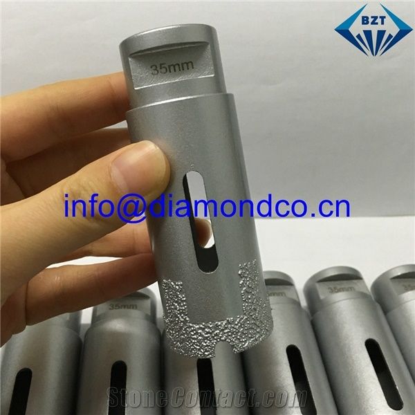 Long Working Length Vacuum Brazed Diamond Drill Bit/Core Drill