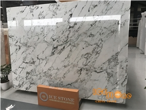 China Arabescato Aurora White Polished Marble Tiles & Slabs/Chinese Green Wall Covering/Floor/Suitable for Project