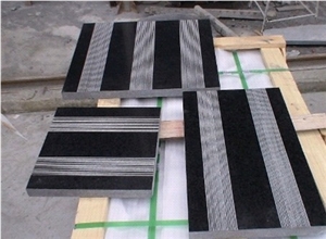 Fuding Black,Fujian Black,G 684,Padang Black,Absolute Black,Basalt Black,Black Basalt,Black Pearl,China Black Basalt Flamed Polished Grooved Tiles