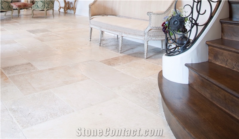 Reclaimed French Limestone Flooring